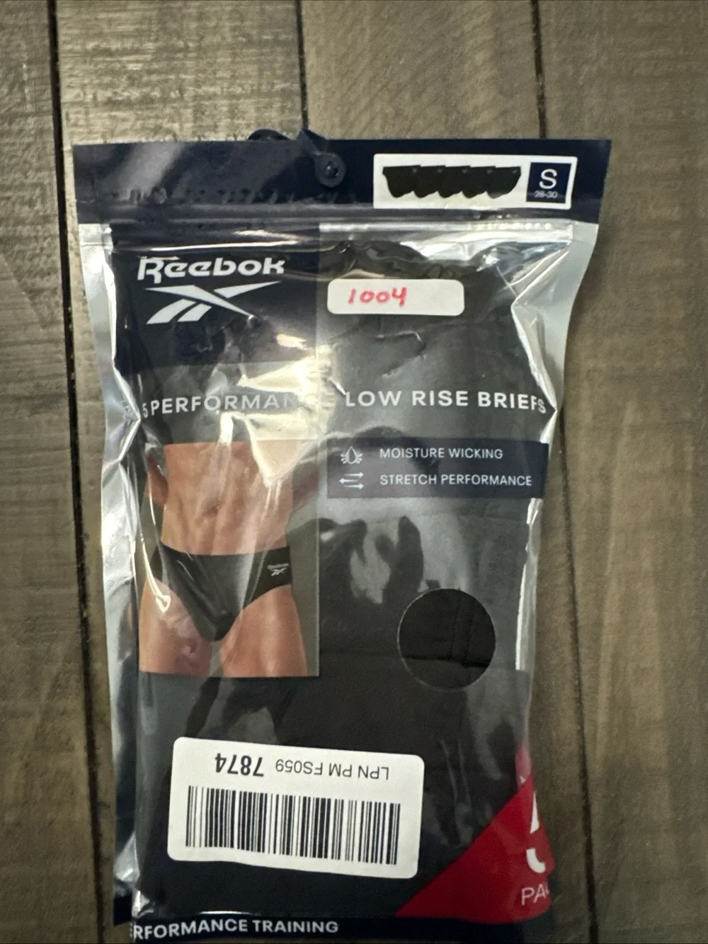 Reebok Men’s Low Rise Performance Briefs - Black